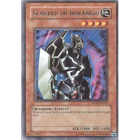 YuGiOh Retro Pack 2 Rare Gearfried the Iron Knight RP02-EN025