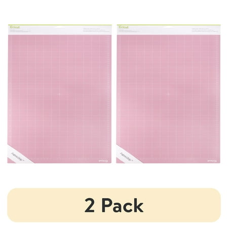 (2 pack) Cricut® FabricGrip™ Adhesive Cutting Machine Mat, 12 in x 24 in