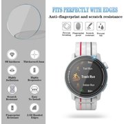 UYGDUY-Watch Screen Protector Compatible for COROS Pace 3, Tempered Glass Film Anti Scratch High Definition Full Coverage and Soft TPU Protective Case