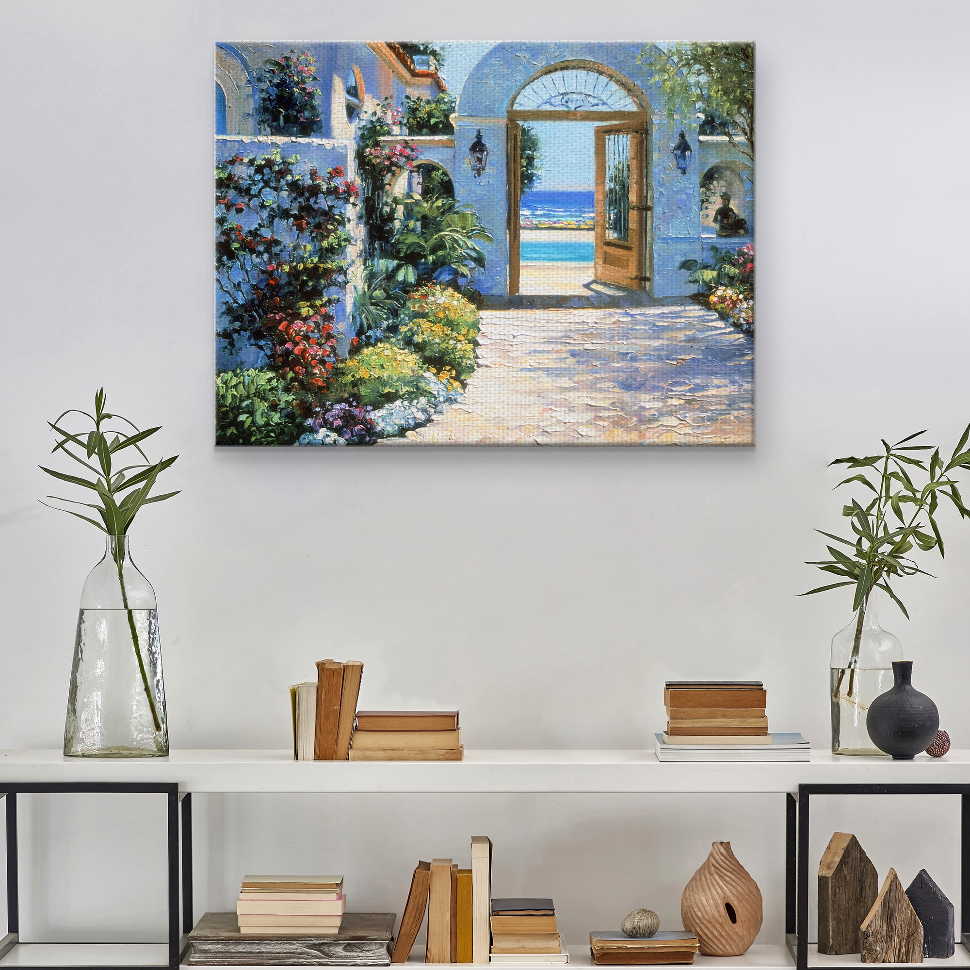 Masterpiece Art Gallery Hotel California By Howard Behrens Canvas Art Print 30" x 40"