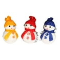 thumbnail image 5 of Christmas Decoration X'masTree Decorations Snowman Doll Children's Gift Tree Ornament Snowman Doll Tiny Toy Random Color, 5 of 5