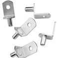 thumbnail image 3 of 25 Pieces Shelf Support Pegs Metal Shelf Support Pin Shelf Cleats L Shape Support Bracket For Wood or Glass Cabinet Cupboard Bookcase, 3 of 5