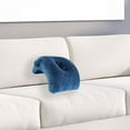 thumbnail image 2 of Almohada inflable para siesta jinwen Diseño hueco con funda lavable extraíble Cuello Azul oscuro almohada para dormir, 2 of 8