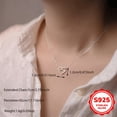 thumbnail image 5 of LINXIQIN A Delicate And Stylish S925 Silver Heart-shaped Zirconia Necklace With Infinite Luck 8-character Collarbone Chain Design, A Sense Of Design For Women's Jewelry Gifts., 5 of 9