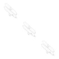 thumbnail image 3 of braveheart Travel Portable Toothbrush Storage Box Plastic Lightweight Clear Toothbrush Holder Organizer Case by clear 3Set, 3 of 6