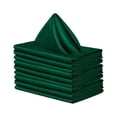 thumbnail image 2 of 10 servilletas cuadradas de satén lavables y reutilizables de 48 x 48 cm. Verde, 2 of 9