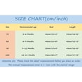 thumbnail image 3 of NLOMOCT Newborn Girl Outfits Long Sleeve Romper for Baby Girl Fall Winter One Piece Baby Rompers Girl Printed Casual Infant Bodysuit Brown,6-12 Months, 3 of 7