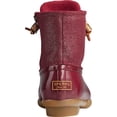 thumbnail image 4 of Women's Sperry Top-Sider Saltwater Sparkle Textile Duck Boot Cordovan Textile/Rubber 5.5 M, 4 of 6