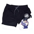 thumbnail image 1 of Short Gym Hombre Deportiva 2 En 1 Bolsa Celular Dragon Ball, 1 of 6