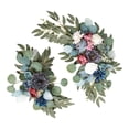 thumbnail image 3 of Abbracc 2 Pieces Artificial Wreath Artificial Floral Swag Simulation Garland Flower Swag D, 3 of 9