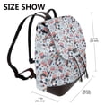 thumbnail image 2 of Disketp I Love USA Mochila de Cuero para Mujer, Bolso de Espalda Antirrobo con Estilo para Viaje, Trabajo y Uso Diario, 2 of 4