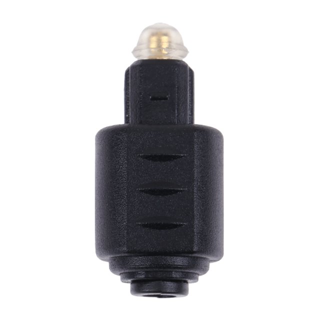 Conector Adaptador Audio Óptico Toslink A Mini 3 5 Mm Convertidor Profesional Sin Pérdida Señal Accesorios