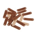 thumbnail image 1 of 20x Etiqueta de Cuero PU Hecha a Mano Etiqueta en Relieve Adorno Accesorios de Ropa - café, 45x12x1mm Sunnimix Etiquetas de etiqueta hechas a mano, 1 of 6