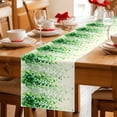 thumbnail image 5 of Spring Green Leaves Table Runner 48 Inches, Watercolor Vintage Vines Botanical Bed Runner Dresser Scarves Tabletop for Indoor Outdoor Parties/Ceremony/Banquet, 13" x 48", 5 of 9