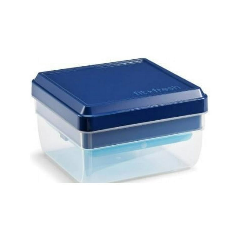 Fit & Fresh Mini Bento Sandwich & Snack Set with Ice Pack - Navy