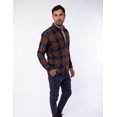thumbnail image 5 of CAMISA DE ALGODÓN A CUADROS CON BOLSILLO Y CUELLO ABOTONADO PARA HOMBRE GENERRA, 5 of 5
