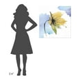 thumbnail image 4 of Global Gallery's Avery Tillmon 'Watercolor Graphitge Flower VIII' Stretched Canvas Wall Art, 4 of 4