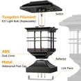 thumbnail image 4 of Faros solares Lffital, 15 lúmenes, impermeables, color blanco cálido, 4 of 6