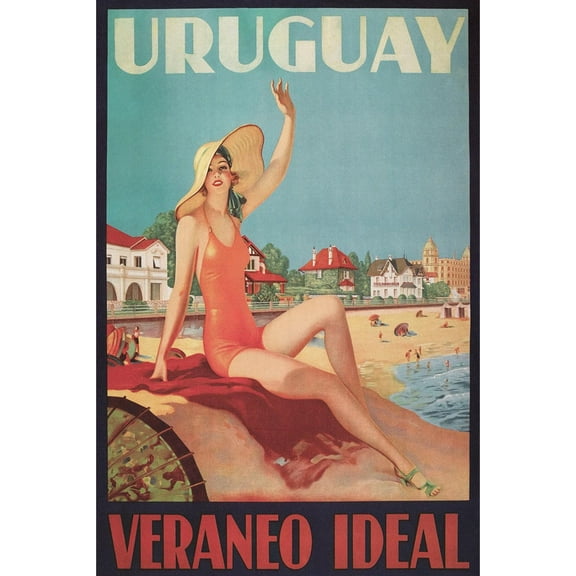 Art.com Travel Poster for Uruguay Art Print, 16" x 24"