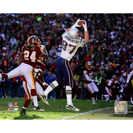 - Rob Gronkowski 14th Touchdown sets the NFL record for most touchdown receptions by a tight end in a season Photo Print