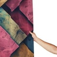 thumbnail image 5 of Colorful Grid Shower Curtain 72X72In For Bathroom, Waterproof Fabric Quick Dry Soft Decoration Set, 5 of 5
