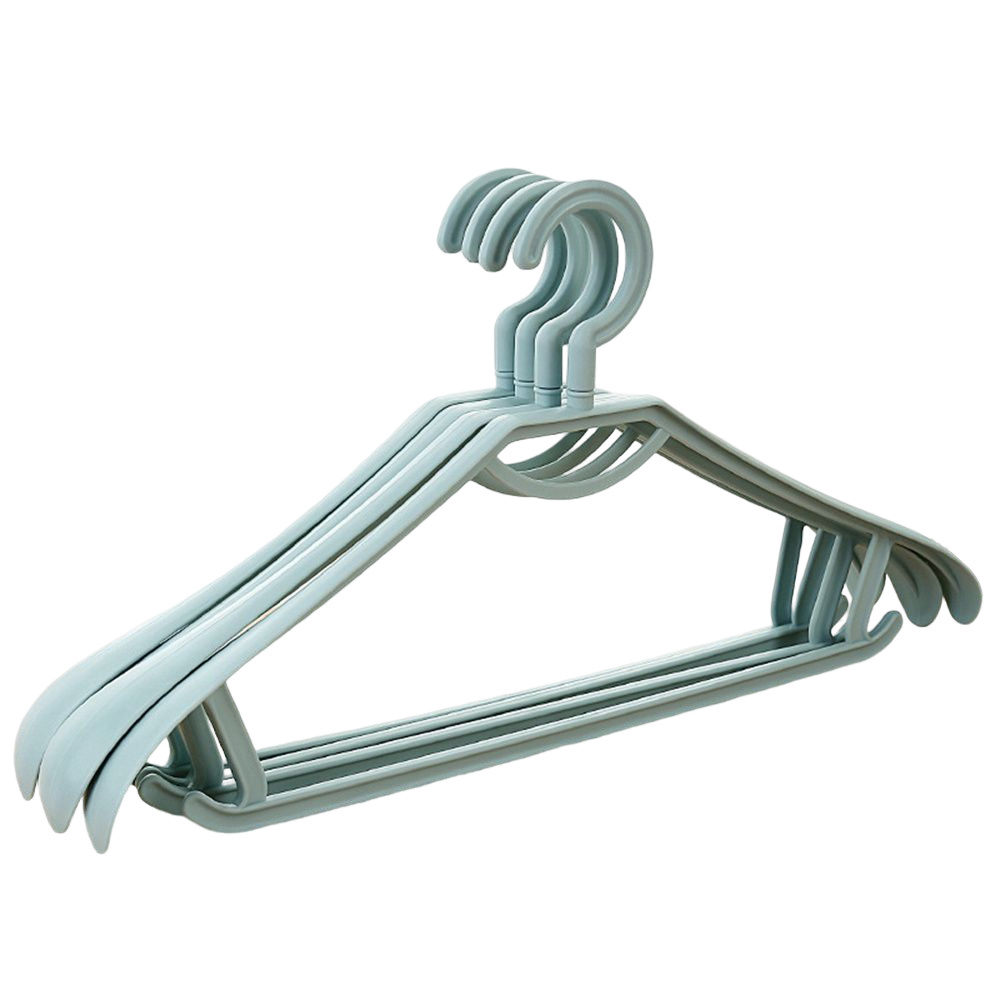 10PCS Plastic Non-slip Hanger Thickened and Durable Non-deformable