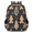 Bronze, variant on Jiaoprinted Tropical Forest Rainforest Frog Multi-Functional Backpack, 16" Waterproof Travel Casual Daypack with Reflective Strip, Animals Leaves Work Laptop Backpack for Men Women