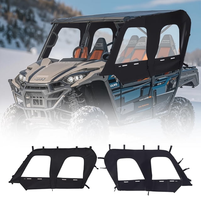 Carcasa de cabina, puertas superiores, compatibles con VEVOR, Kawasaki Teryx4