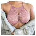 thumbnail image 4 of Odeerbi Sexy Lace Lingerie for Women 2025 Fashion Hollow Deep V Top Babydoll Underwear Sleepwear Pink, 4 of 4