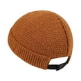 thumbnail image 2 of Dyfzdhu Men Women Outdoor Solid Color Knitted Cotton Hat Sunscreen Running Sports Warm, 2 of 5