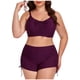 thumbnail image 1 of Conjunto de Bikini de Cintura Alta para Mujeres Deportivas Mono de Color Sólido, Mono de Surf de Corte Alto con Almohadilla de Pecho, 1 of 5