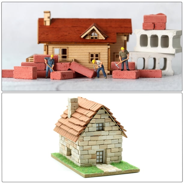 60 Blocs de Cendres Échelle 1/12 Mini Briques Béton Miniatures Accessoires pour Maison de Poupée 60 Blocs de Cendres Échelle 1/12 Mini Briques Béton Miniatures Accessoires pour Maison de Poupée
