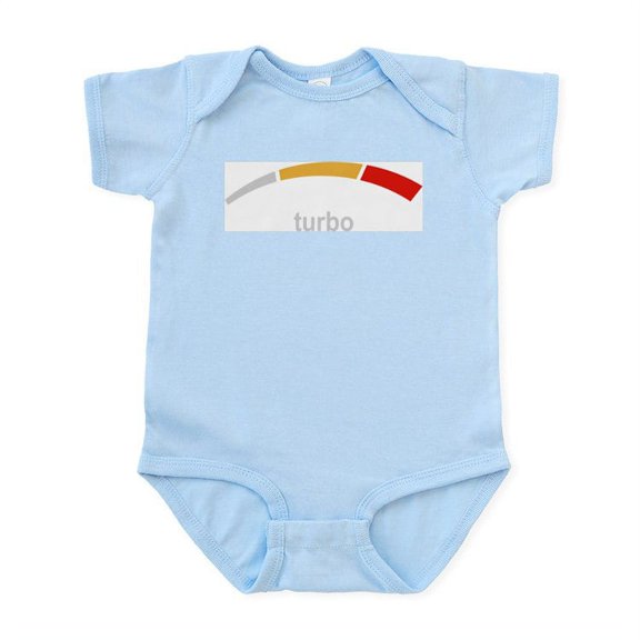 CafePress - Turbo Infant Bodysuit - Baby Light Bodysuit, Size Newborn - 24 Months