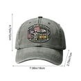 thumbnail image 3 of Vietnam War Veteran Hat Embroidered Military Baseball Cap Adjustable Cotton Polyester Dad Gift, 3 of 6