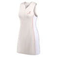 thumbnail image 2 of Women's Fanatics White Alabama Crimson Tide Studio Boost Athletic Half-Zip Dress, 2 of 4