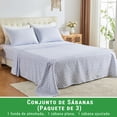 thumbnail image 2 of Gogreen Juego de Sábanas Dobles de 3 Pzas con Bolsillo Profundo para 14 Pulgadas, Juego de Sábanas de Microfibra Transpirable Súper Suave de Tamaño Doble, Juego de Decoración Del Hogar, 2 of 10