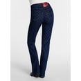 thumbnail image 4 of Kacey Lee Women's High-Rise Star Print Bootcut Jeans, Sizes 0-18, 4 of 6
