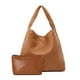 thumbnail image 1 of Bolso de mano MELOLILA grande de piel tejida para mujer con bolso de mano, 1 of 6