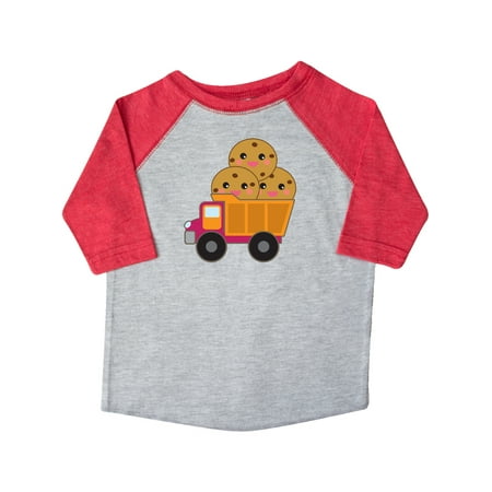 

Inktastic Cookie Lover Gifts Funny Truck Gift Toddler Boy or Toddler Girl T-Shirt