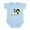 Sky Blue, variant on CafePress - Baby Clothes Infant Bodysuit - Baby Light Bodysuit, Size Newborn - 24 Months