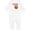AA-White, variant on Basketball Swish Baby Romper Coveralls