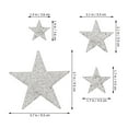 thumbnail image 2 of IDEANATEGRATE 2Jgo Calcomanías De Con Estrella Rhinestone Plata De Alta Adhesión Y Elegante, 2 of 8