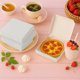 thumbnail image 2 of 50 cajas de pizza mini cajas de postre para fiestas, panaderías y entrega de alimentos, celebraciones, cumpleaños de Navidad (blanco), 2 of 4
