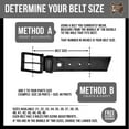 thumbnail image 6 of European Leather Works Rustic Heavy Duty Full Grain Leather Belt for Men - Size 1.53.8 cm Wide & 32" to 46" Length, 6 of 9
