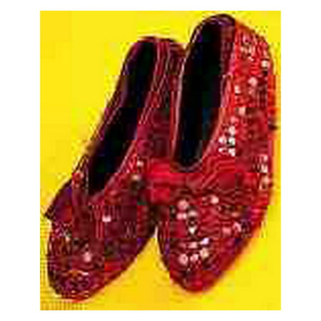 Halloween Red Sequin Child Shoe Covers