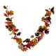 thumbnail image 1 of 1, hojas de arce artificiales de ratán-guirnalda de otoño guirnalda de follaje, planta colgante para boda, puerta, telón de fondo decoración Sin LED Baoblaze Guirnalda de hojas de arce, 1 of 8