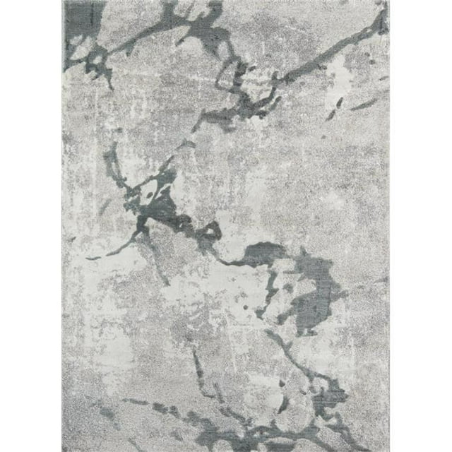 Momeni MATRXMTX-4GRY3350 Matrix New Traditional Area Rug, Grey - 3 ft. 3 in. x 5 ft. Rectangle