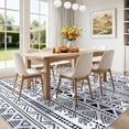 thumbnail image 6 of Washable Area Rug for Living Room, 8'x10' Aztec Tribal Non-Slip indoor Floor Mat, Soft Low Pile & Stain Resistant Carpet for Bedroom, Dining Room, 6 of 8