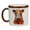 thumbnail image 3 of Mainstays Farm Cow Sculpted Stoneware Mug, 19.27 Ounces, White, 3 of 6