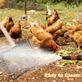 thumbnail image 2 of Chicken Poop Scooper Metal Detachable Chicken Coop Cleaning Sifting Shovel' F9B1, 2 of 7